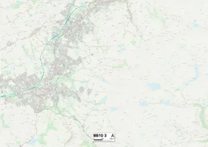 BB10 3 Print Map of Burnley Postcode Sector