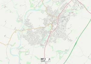 Ribble Valley BB7 2 Print Map Sector