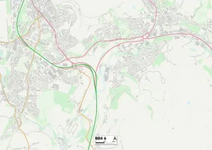 Rossendale BB4 6 Print Map Sector