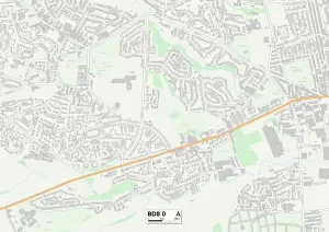 Bradford BD8 0 Print Map Sector