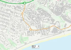 Bournemouth BH2 5 Print Map Sector