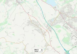 Bolton BL6 5 Postcode Sector Print Map