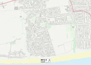 Worthing BN12 5 Print Map Postcode Sector