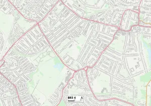 BR - Bromley Prints: Bromley BR3 4 Area Street Print