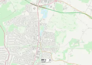 Bromley BR5 3 Postcode Sector Print Map