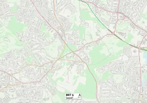 Bromley BR7 6 Postcode Sector Print Map