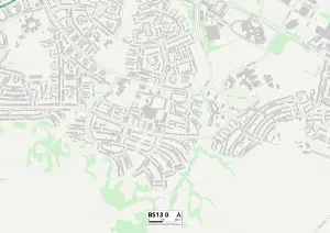 Bristol BS13 0 Print Map Sector