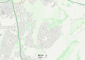 Bristol BS14 8 Postcode Sector Print Map