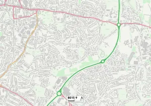 Bristol BS15 9 Print Map Sector