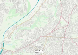 Bristol BS16 2 Print Map Sector