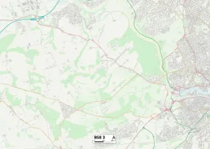 Bristol BS8 3 Print Map Sector