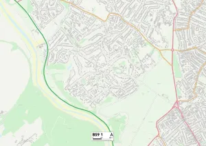 BS - Bristol Prints: Bristol BS9 1 Print Map Sector
