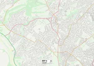 BS - Bristol Prints: Bristol BS9 3 Print Map Sector