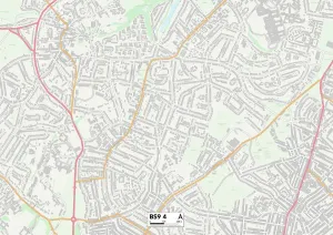 Bristol BS9 4 Print Map Sector