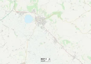Somerset BS27 3 Postcode Sector Print Map