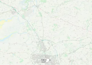 Carlisle CA6 4 Postcode Sector Print Map