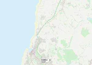 CA28 6 Postcode Sector Print Map