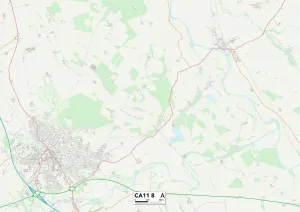 Eden CA11 8 Print Map Sector Postcode