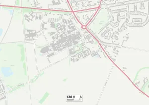 CB - Cambridge Prints: Cambridge CB2 0 Print Map Sector