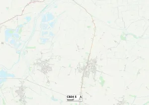 Cambridge CB24 5 Print Map Sector