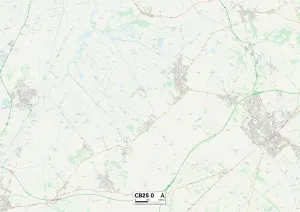 Cambridge CB25 0 Print Map Sector