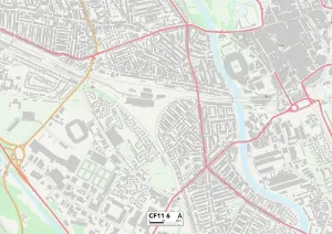 Cardiff CF11 6 Print Map Sector