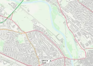 Cardiff CF11 9 Postcode Sector Print Map