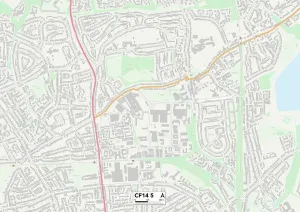 Cardiff CF14 5 Print Map Sector