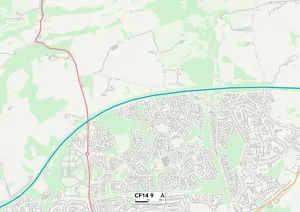 CF - Cardiff Prints: Cardiff CF14 9 Print Map Sector