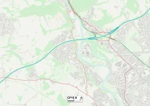 CF - Cardiff Prints: Cardiff CF15 8 Print Map Sector