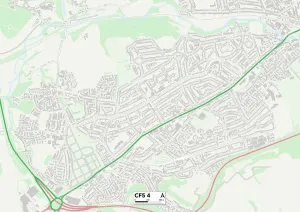 CF - Cardiff Prints: Cardiff CF5 4 Print Map Sector