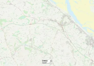 Flintshire CH8 8 Print Map Sector