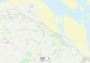 Flintshire CH8 9 Print Map Sector