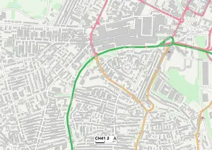 Wirral CH41 2 Postcode Sector Print Map
