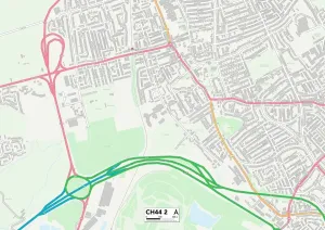 Wirral CH44 2 Print Map Sector