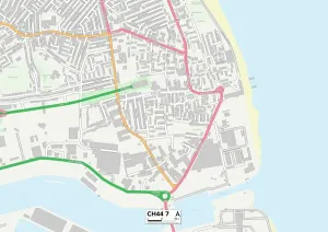 Wirral CH44 7 Print Map Sector