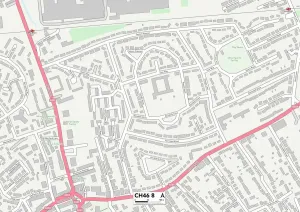 Wirral CH46 8 Print Map Sector Guide
