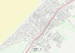 Wirral CH47 2 Postcode Sector Print Map