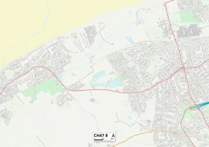 Wirral CH47 8 Postcode Sector Print Map