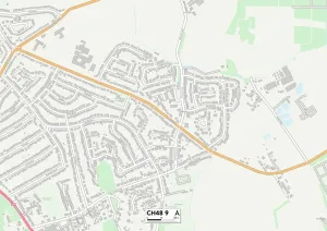 Wirral CH48 9 Postcode Sector Print Map
