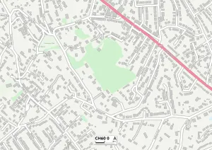 Wirral CH60 0 Print Map Sector