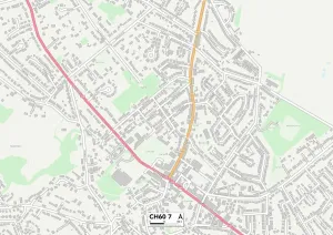 Wirral CH60 7 Print Sector Map