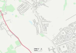 Wirral CH61 2 Postcode Sector Map Print