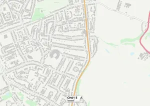 Wirral CH61 5 Postcode Sector Print Map