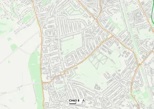Wirral CH63 8 Print Map Sector