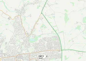 Braintree CM7 9 Print Map Sector