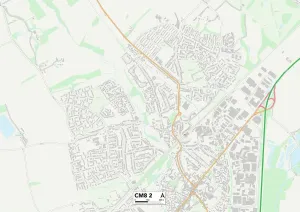 Braintree CM8 2 Print Map Sector