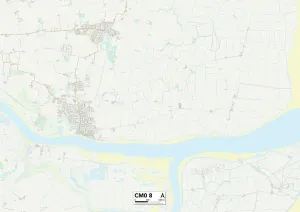 Maldon CM0 8 Print Postcode Sector Map