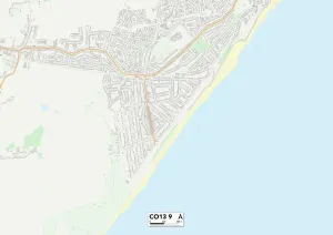 Tendring CO13 9 Postcode Sector Print Map