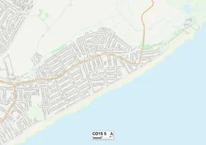 Tendring CO15 5 Postcode Sector Print Map